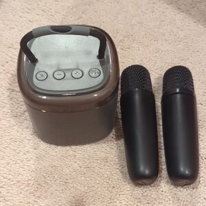 JYX D17 Mini Karaoke Machine with Microphones